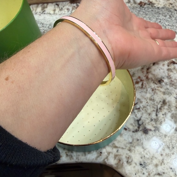 Kate Spade Blush Pink and Gold Bracelet - Picture 4 of 4